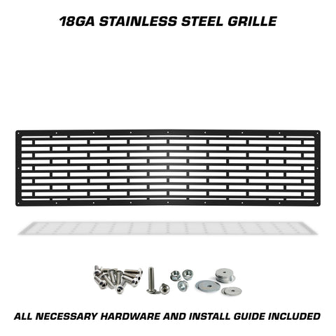 1 Piece Steel Grille for Chevy C10 1981-1987 - BRICKS