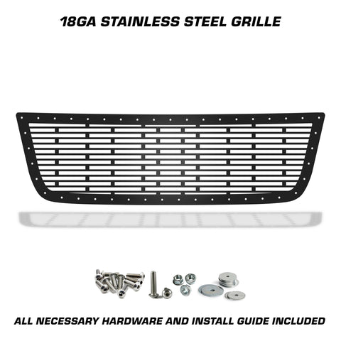 GMC, Chevy, Sierra, Silverado, 1500, Grilles, Truck Grilles, Truck, Grille, Grill, 300 Industries, Powder Coat, Aftermarket Accessories