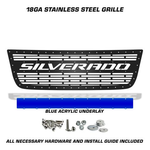 GMC, Chevy, Sierra, Silverado, 1500, Grilles, Truck Grilles, Truck, Grille, Grill, 300 Industries, Powder Coat, Aftermarket Accessories