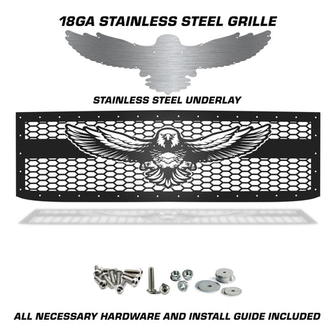 GMC, Chevy, Sierra, Silverado, 2500, 3500, Grilles, Truck Grilles, Truck, Grille, Grill, 300 Industries, Powder Coat, Aftermarket Accessories