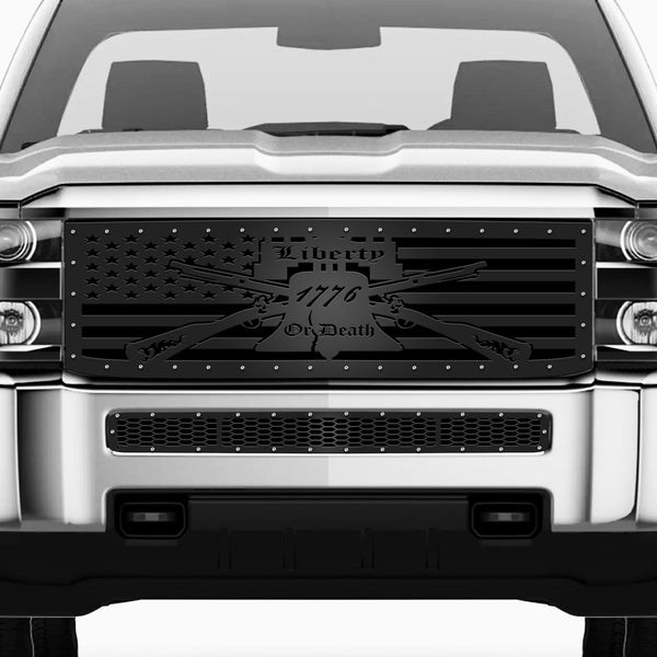 GMC, Chevy, Sierra, Silverado, 2500, 3500, Grilles, Truck Grilles, Truck, Grille, Grill, 300 Industries, Powder Coat, Aftermarket Accessories