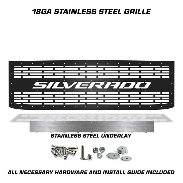 GMC, Chevy, Sierra, Silverado, 2500, 3500, Grilles, Truck Grilles, Truck, Grille, Grill, 300 Industries, Powder Coat, Aftermarket Accessories