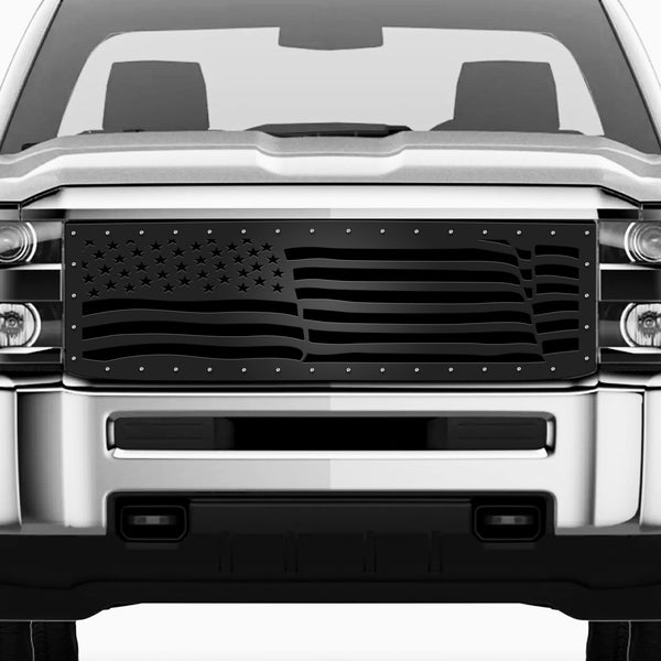 GMC, Chevy, Sierra, Silverado, 2500, 3500, Grilles, Truck Grilles, Truck, Grille, Grill, 300 Industries, Powder Coat, Aftermarket Accessories