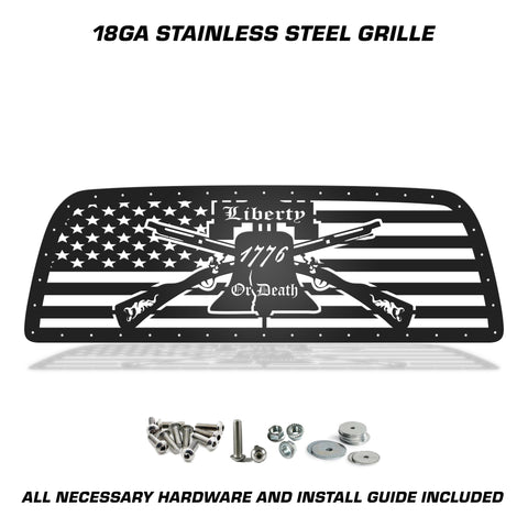 1 Piece Steel Grille for Dodge Ram 2500/3500 2010-2018 - LIBERTY OR DEATH