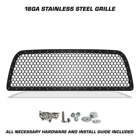 Piece Steel Grille for Dodge Ram 2500/3500 2010-2018 - HEX