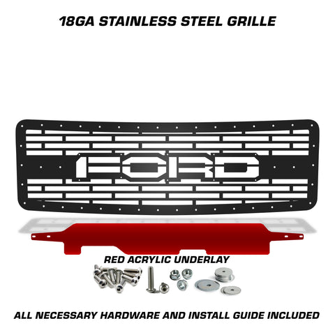 Ford, Raptor, SVT, Grilles, Truck Grilles, Truck, Grille, Grill, 300 Industries, Powder Coat, Aftermarket Accessories