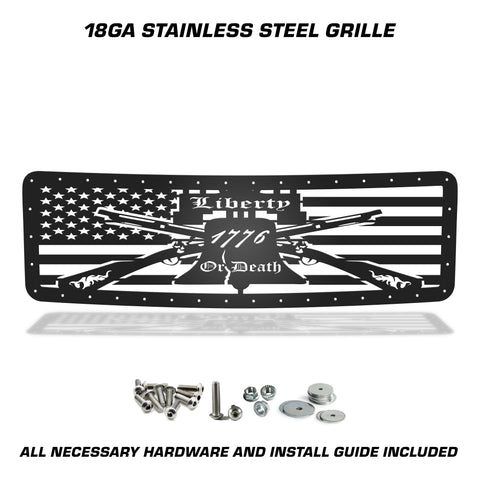 1 Piece Steel Grille for Ford F150 2009-2014 - LIBERTY OR DEATH