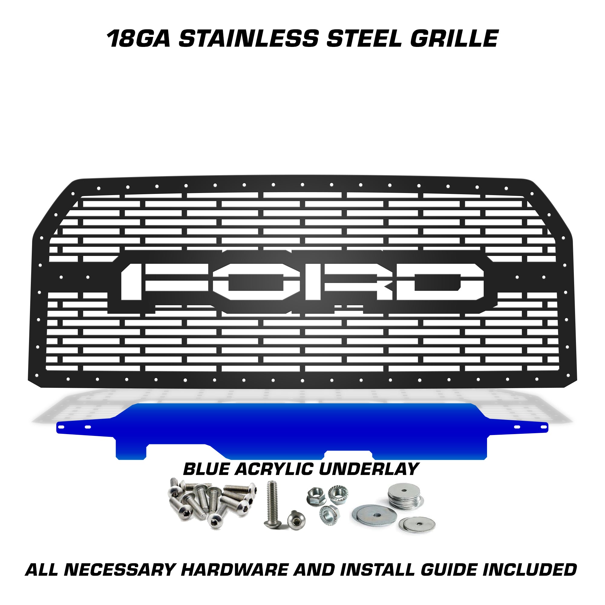 Ford, Raptor, SVT, Grilles, Truck Grilles, Truck, Grille, Grill, 300 Industries, Powder Coat, Aftermarket Accessories