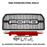 Ford, Raptor, SVT, Grilles, Truck Grilles, Truck, Grille, Grill, 300 Industries, Powder Coat, Aftermarket Accessories