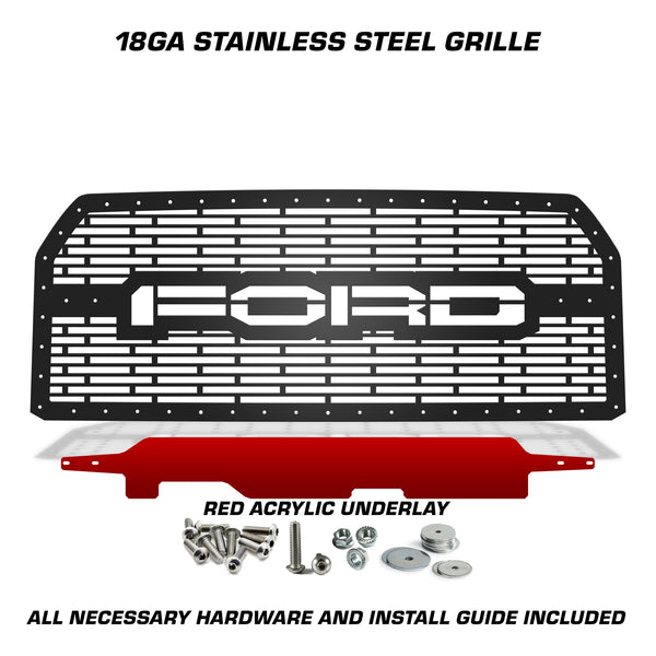 Ford, Raptor, SVT, Grilles, Truck Grilles, Truck, Grille, Grill, 300 Industries, Powder Coat, Aftermarket Accessories