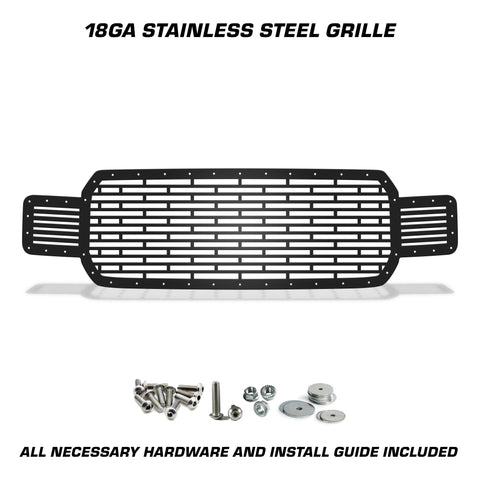 1 Piece Steel Grille for Ford F150 2018-2020 - BRICKS