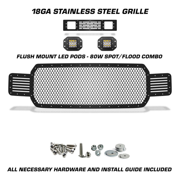Ford, Raptor, SVT, Grilles, Truck Grilles, Truck, Grille, Grill, 300 Industries, Powder Coat, Aftermarket Accessories