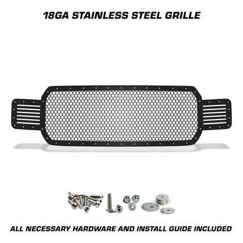 1 Piece Steel Grille for Ford F150 2018-2020 - HEX