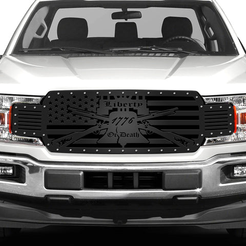 1 Piece Steel Grille for Ford F150 2018-2020 - LIBERTY OR DEATH