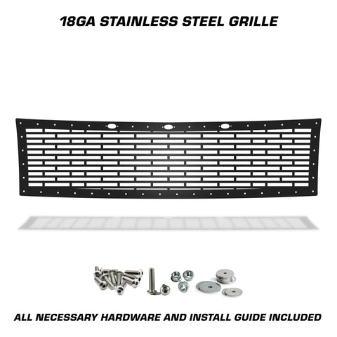 1 Piece Steel Grille for Ford Raptor SVT 2010-2014 - BRICKS