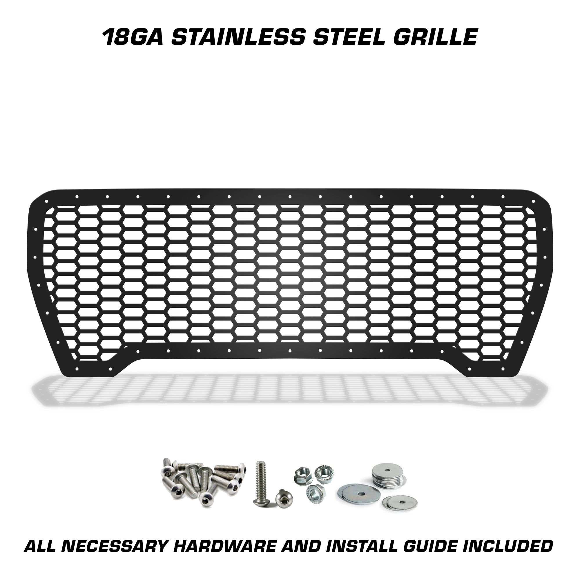 GMC, Sierra, 1500, Grilles, Truck Grilles, Truck, Grille, Grill, 300 Industries, Powder Coat, Aftermarket Accessories