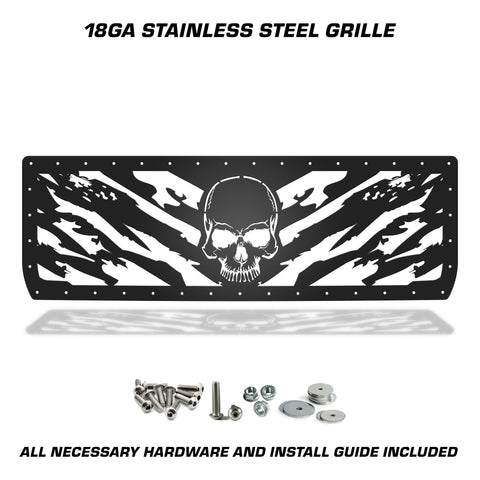 1 Piece Steel Grille for GMC Sierra & Sierra Denali 2014-2015 - NIGHTMARE