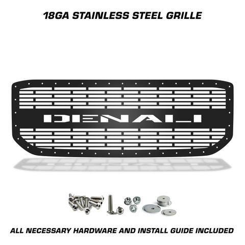 1 Piece Steel Grille for GMC Yukon Denali 2015-2020 - DENALI