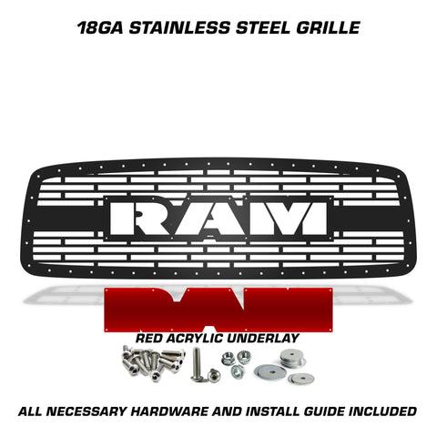 Dodge, RAM, 2500, 3500, Grilles, Truck Grilles, Truck, Grille, Grill, 300 Industries, Powder Coat, Aftermarket Accessories