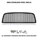 Dodge, RAM, 1500, 2500, 3500, Grilles, Truck Grilles, Truck, Grille, Grill, 300 Industries, Powder Coat, Aftermarket Accessories