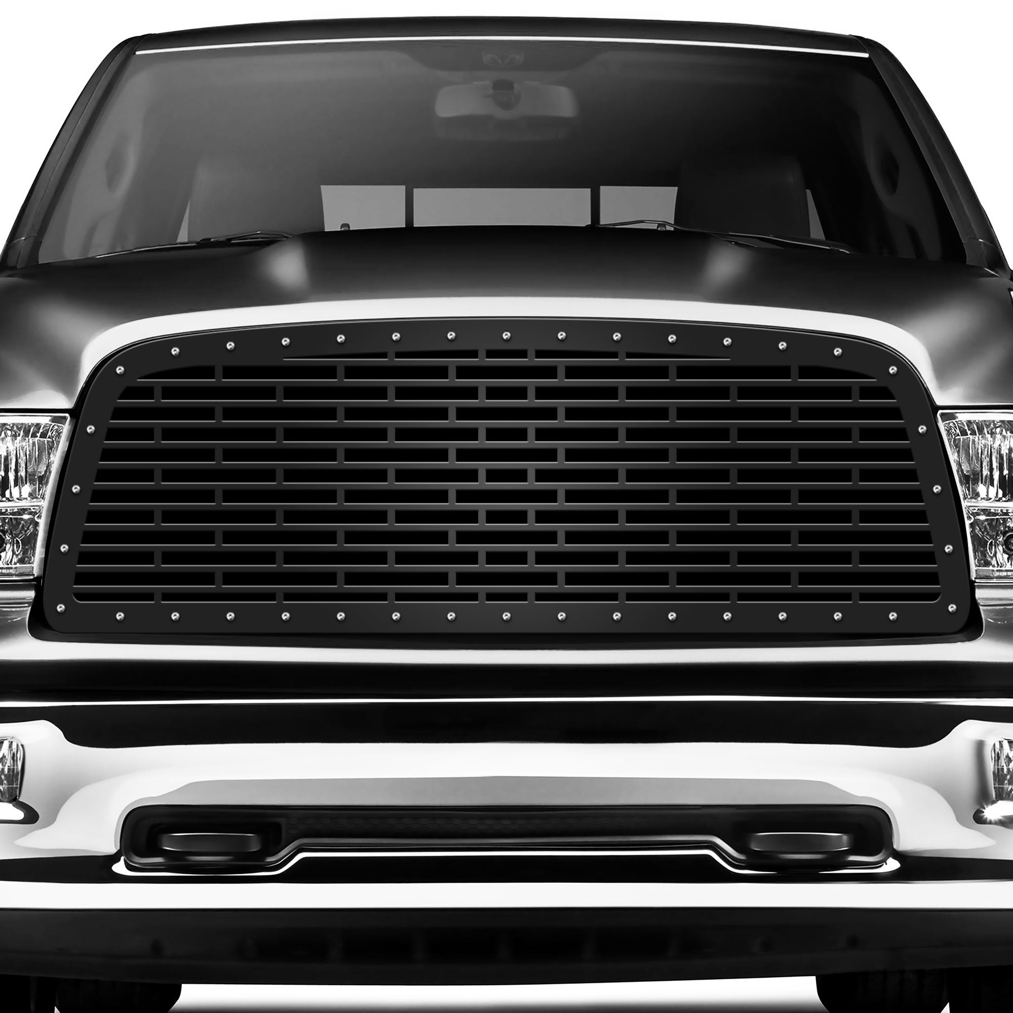 Dodge, RAM, 1500, 2500, 3500, Grilles, Truck Grilles, Truck, Grille, Grill, 300 Industries, Powder Coat, Aftermarket Accessories