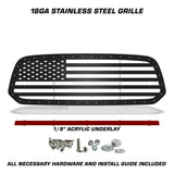 Dodge, RAM, 1500, 2500, 3500, Grilles, Truck Grilles, Truck, Grille, Grill, 300 Industries, Powder Coat, Aftermarket Accessories