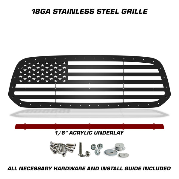 Dodge, RAM, 1500, 2500, 3500, Grilles, Truck Grilles, Truck, Grille, Grill, 300 Industries, Powder Coat, Aftermarket Accessories