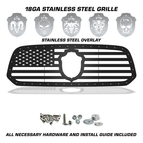 Dodge, RAM, 1500, 2500, 3500, Grilles, Truck Grilles, Truck, Grille, Grill, 300 Industries, Powder Coat, Aftermarket Accessories