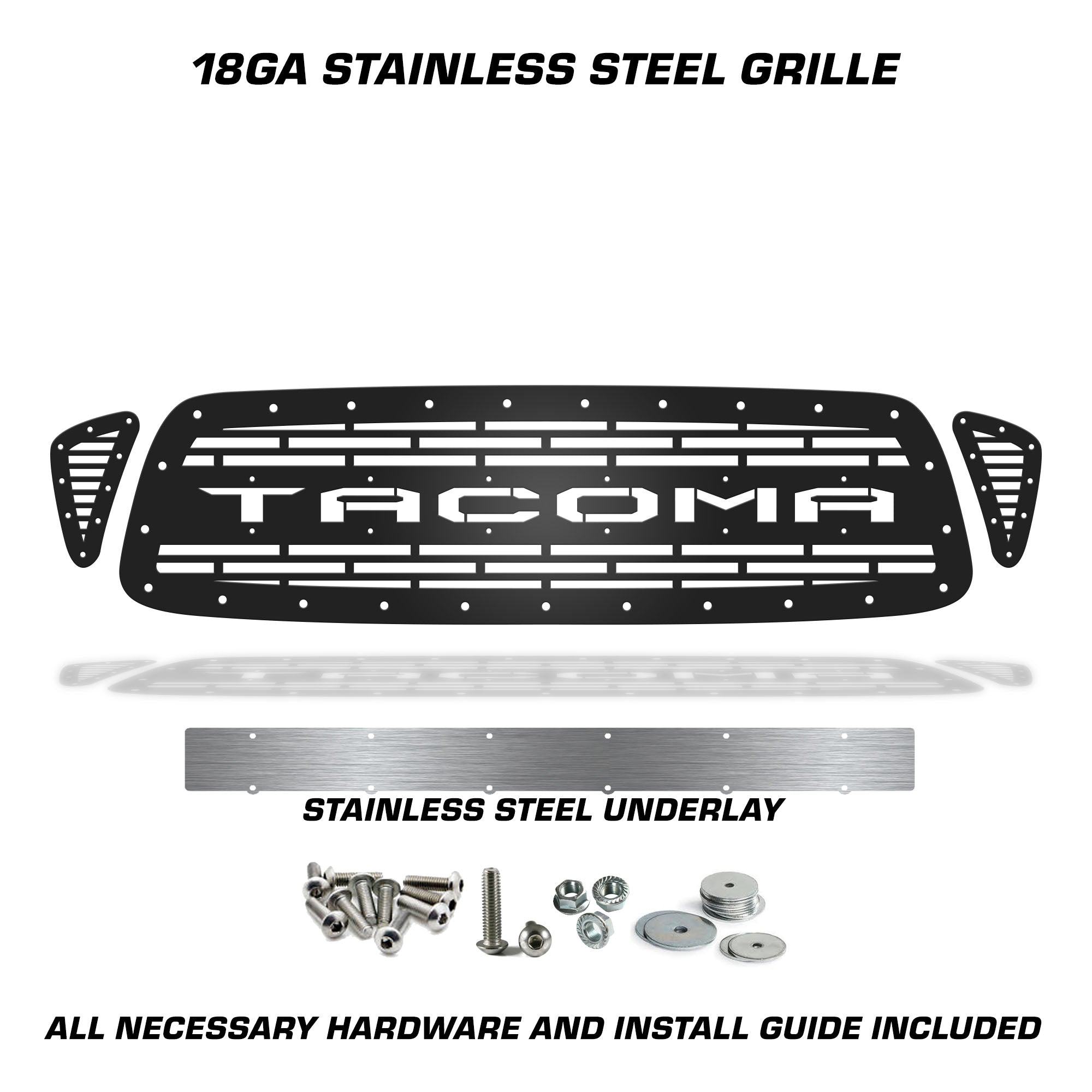 Toyota, Tacoma, Grilles, Truck Grilles, Truck, Grille, Grill, 300 Industries, Powder Coat, Aftermarket Accessories