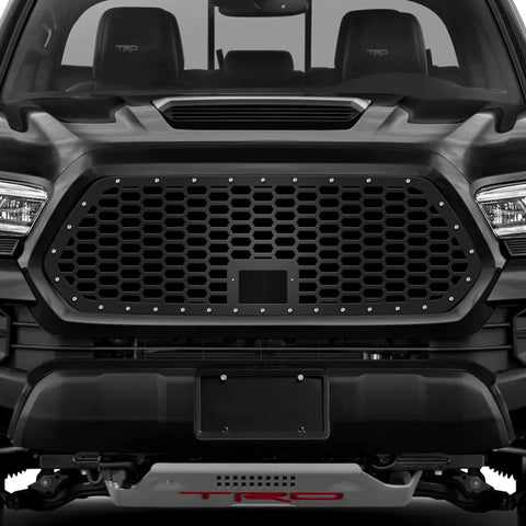 1 Piece Steel Pro Style Grille for Toyota Tacoma 2018-2023 - HONEYCOMB