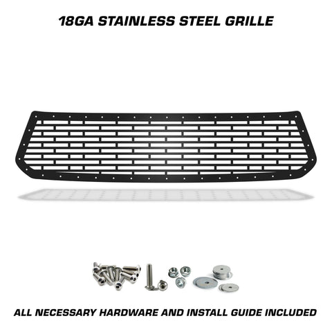 1 Piece Steel Grille for Toyota Tundra 2014-2017 - BRICKS