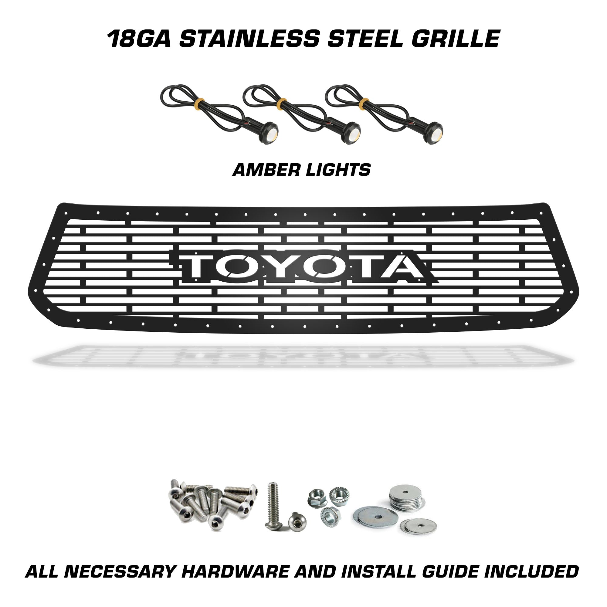 Toyota, Tundra, Grilles, Truck Grilles, Truck, Grille, Grill, 300 Industries, Powder Coat, Aftermarket Accessories