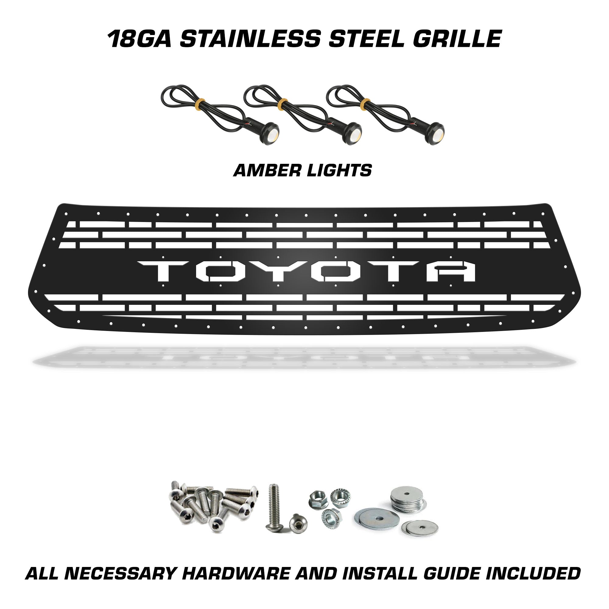 Toyota, Tundra, Grilles, Truck Grilles, Truck, Grille, Grill, 300 Industries, Powder Coat, Aftermarket Accessories