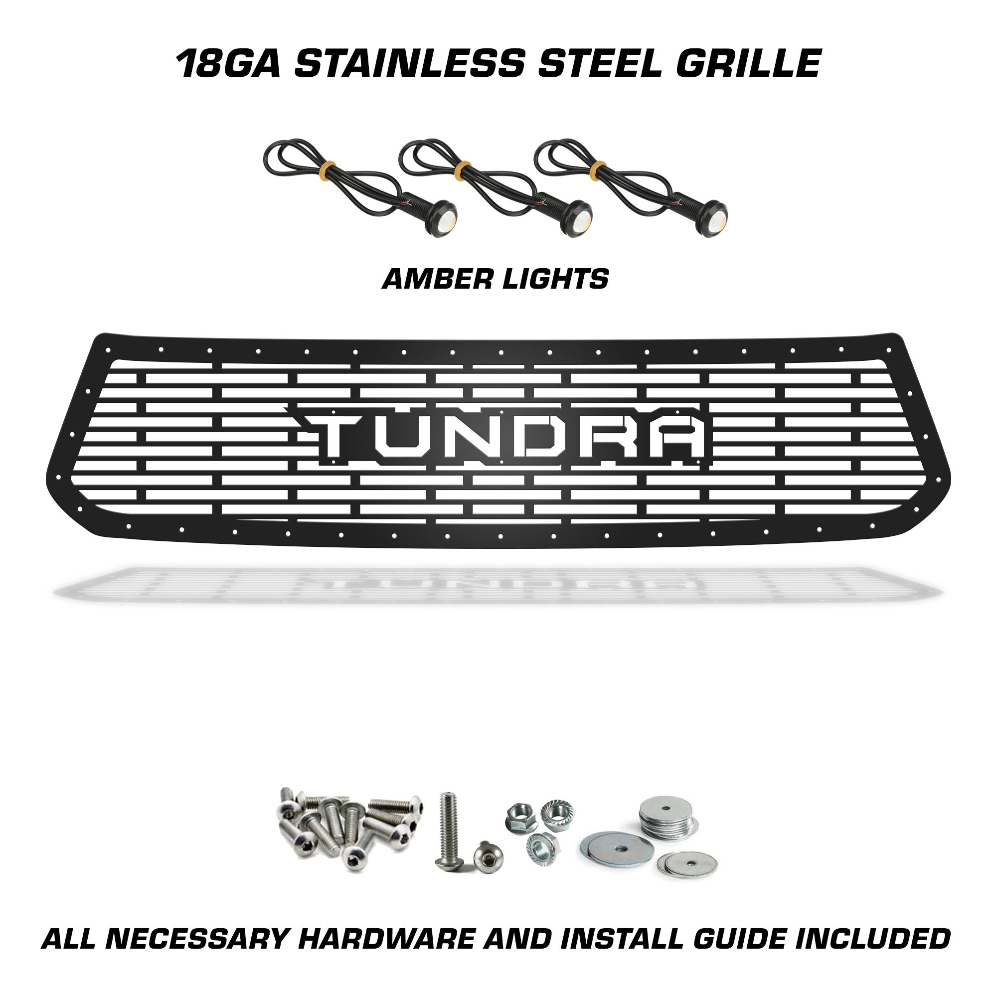 Toyota, Tundra, Grilles, Truck Grilles, Truck, Grille, Grill, 300 Industries, Powder Coat, Aftermarket Accessories