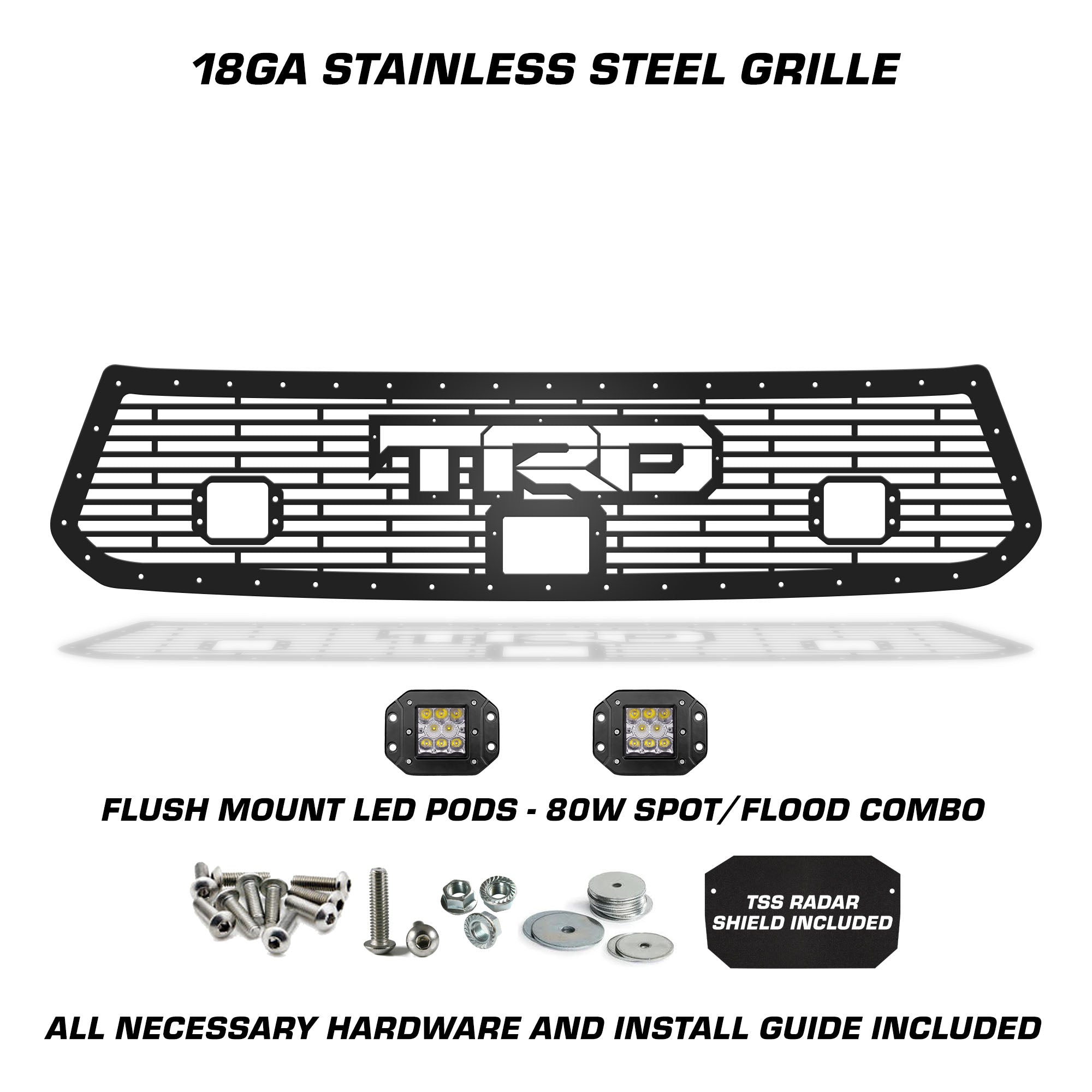 Toyota, Tundra, Grilles, Truck Grilles, Truck, Grille, Grill, 300 Industries, Powder Coat, Aftermarket Accessories