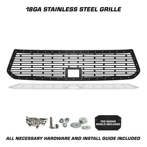 1 Piece Steel Grille for Toyota Tundra 2018-2021 Sport - BRICKS