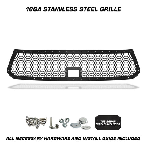 1 Piece Steel Grille for Toyota Tundra 2018-2021 Sport - HEX