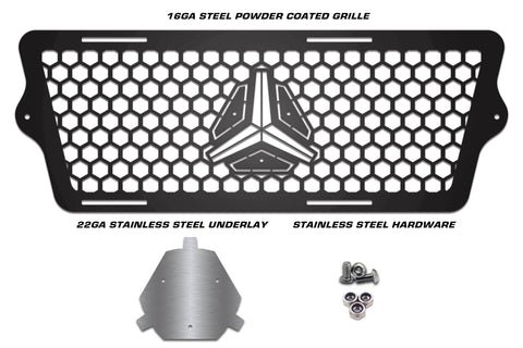 Polaris Slingshot Steel Grille-Stainless Steel Underlay