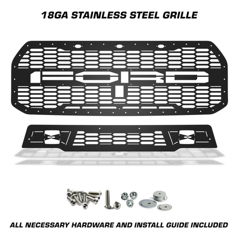 1 Piece Steel Grille for Ford Raptor SVT 2017-2020 - FORD