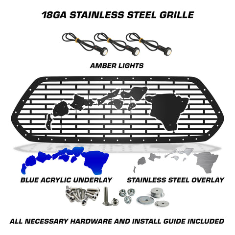 Toyota, Tacoma, Grilles, Truck Grilles, Truck, Grille, Grill, 300 Industries, Powder Coat, Aftermarket Accessories