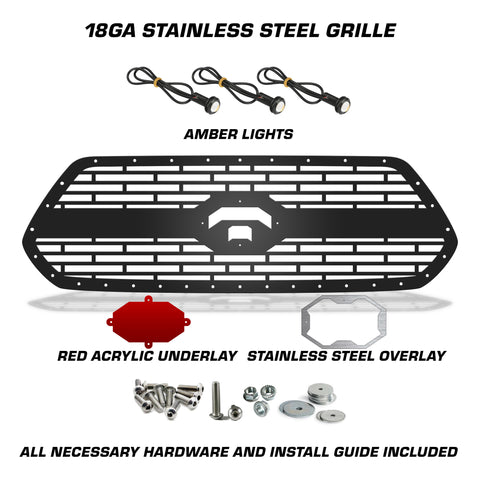 Toyota, Tacoma, Grilles, Truck Grilles, Truck, Grille, Grill, 300 Industries, Powder Coat, Aftermarket Accessories