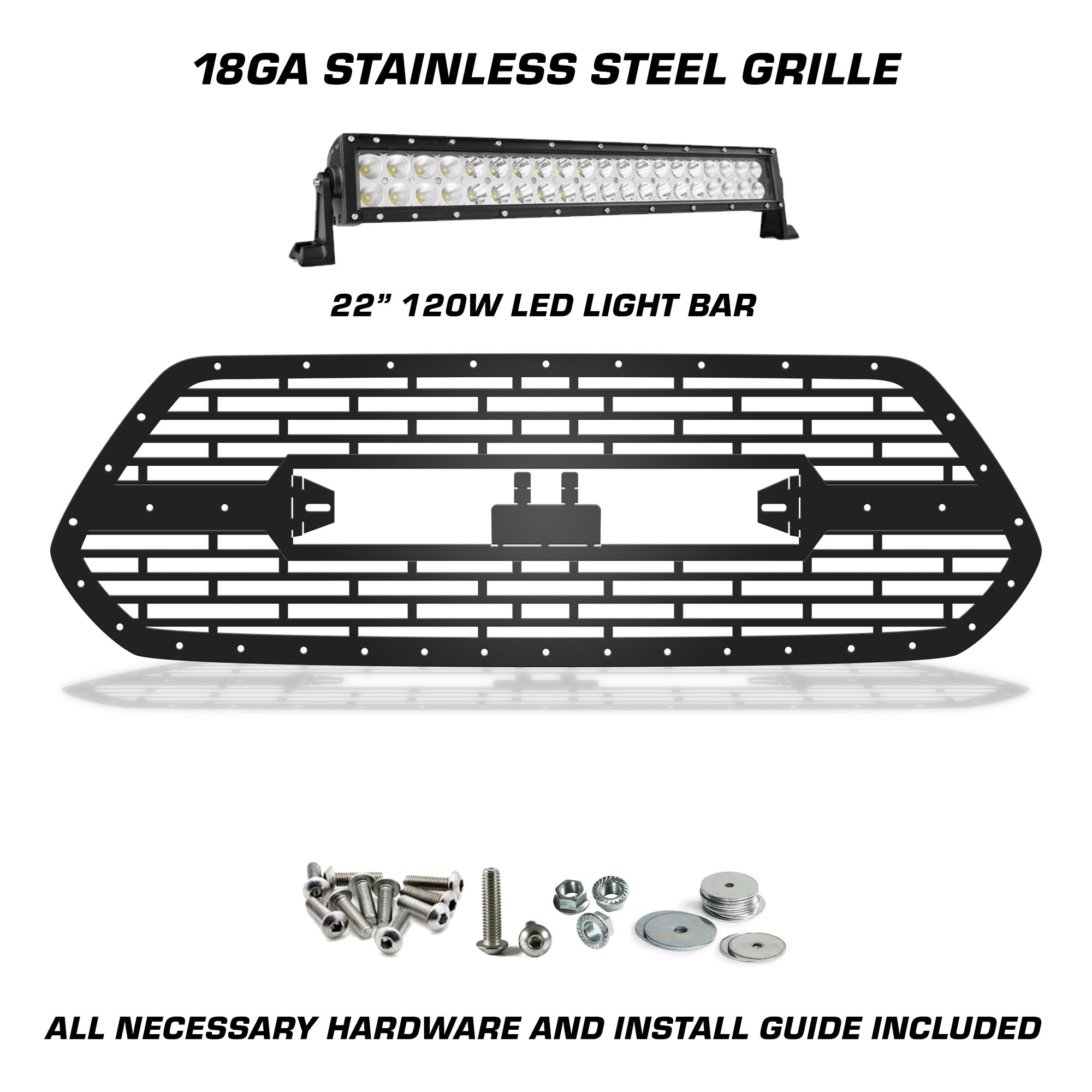 Toyota, Tacoma, Grilles, Truck Grilles, Truck, Grille, Grill, 300 Industries, Powder Coat, Aftermarket Accessories