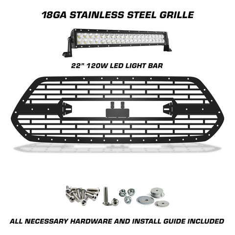 Toyota, Tacoma, Grilles, Truck Grilles, Truck, Grille, Grill, 300 Industries, Powder Coat, Aftermarket Accessories