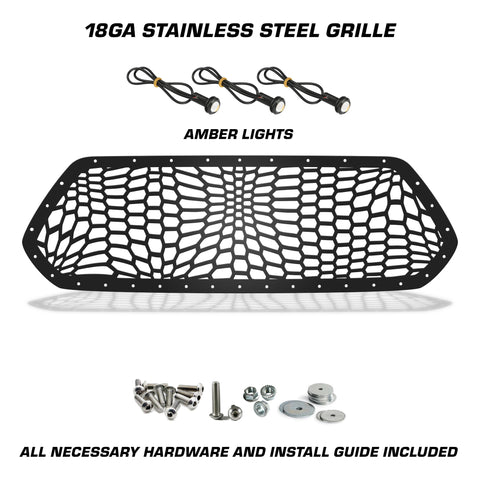 Toyota, Tacoma, Grilles, Truck Grilles, Truck, Grille, Grill, 300 Industries, Powder Coat, Aftermarket Accessories