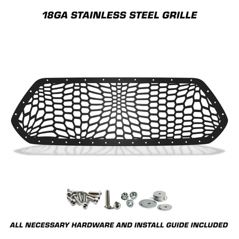 1 Piece Steel Grille for Toyota Tacoma 2016-2017 - MARINE CAMO