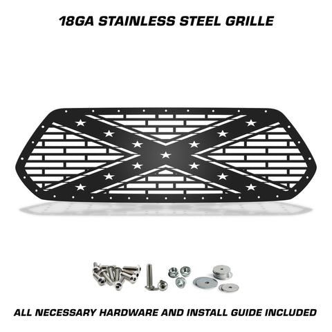 1 Piece Steel Grille for Toyota Tacoma 2016-2017 - REBEL YELL