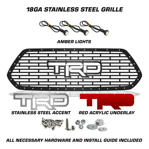 Toyota, Tacoma, Grilles, Truck Grilles, Truck, Grille, Grill, 300 Industries, Powder Coat, Aftermarket Accessories