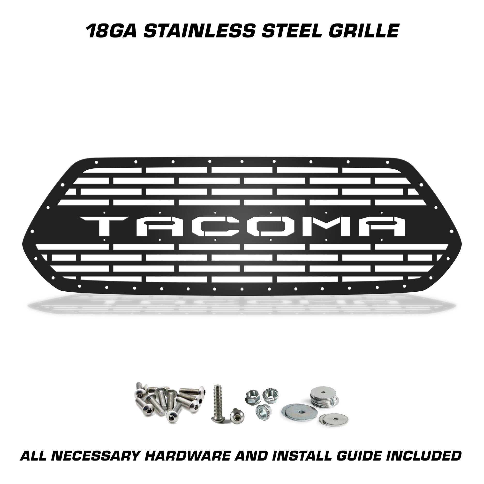 Toyota, Tacoma, Grilles, Truck Grilles, Truck, Grille, Grill, 300 Industries, Powder Coat, Aftermarket Accessories