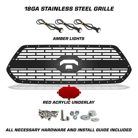 Toyota, Tacoma, Grilles, Truck Grilles, Truck, Grille, Grill, 300 Industries, Powder Coat, Aftermarket Accessories