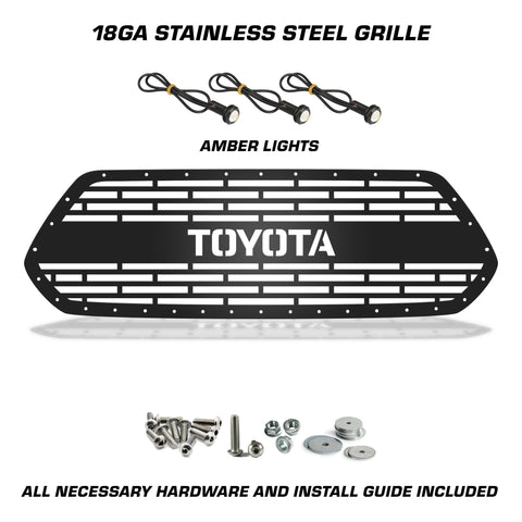 Toyota, Tacoma, Grilles, Truck Grilles, Truck, Grille, Grill, 300 Industries, Powder Coat, Aftermarket Accessories